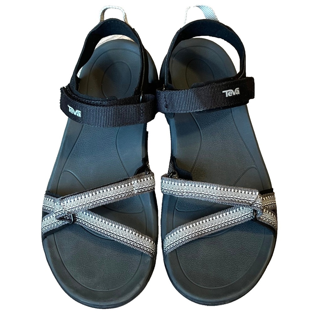 Teva Verra Hiking Casual Sandals Black Gray Womens 7 UK 5 EU 38
